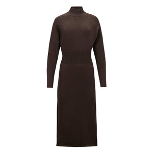 Dolman Sleeve Chocolate Heather Sweater Dress (2-16)