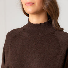 Dolman Sleeve Chocolate Heather Sweater Dress (2-16)