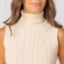 Organic Sleeveless Turtleneck (XS-2XL)