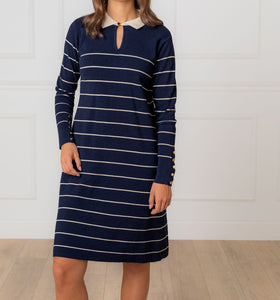 Organic Collared Sweater Dress (2-16)