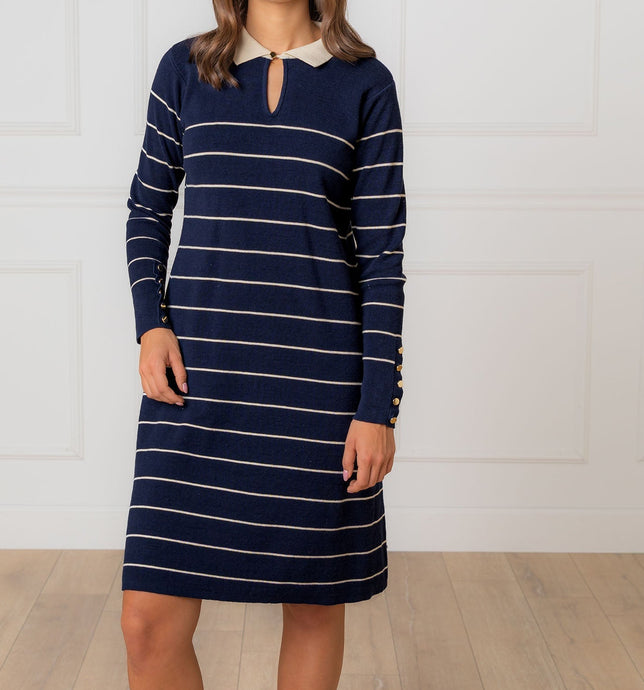 Organic Collared Sweater Dress (2-16)