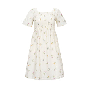 Organic Bell Sleeve Smocked Dress (2-16)