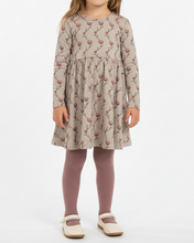The Printed Long Sleeve Dress - Iris (24M-10)