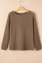 Avery Knit Drop Shoulder Long Sleeve Top (S-XL)