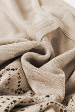 Rheaissa Seam Ribbed Trim Sweatshirt (S-XL)