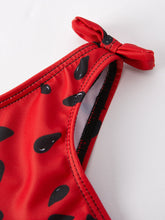 Girls Watermelon Irregular Sling Swimsuit (2-12)