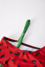 Girls Watermelon Irregular Sling Swimsuit (2-12)