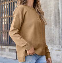 Milatrix Shoulder Pullover Solid Sweater (S-2XL) 2 Colors