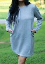 Quincy Textured Long Sleeve Dress (S-XL)
