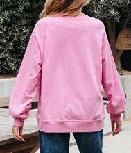 Lilah Lace Patched Raglan Sleeve Loose Fit Sweatshirt (S-XL)