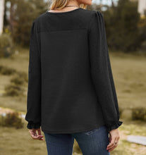 Avery Round Neck Puff Sleeve Blouse (S-2XL)