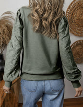 Valerie Solid Patchwork Sleeve Sweatshirt (S-2XL)