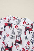 Abigail Christmas Deer Shirt & Shorts Pajamas (S-XL)