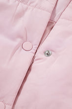 Ava Ruffle Sleeve Snap Puffer Vest (S-XL)