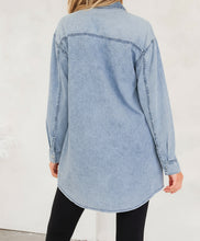 Takina Raw Hem Loose Shirt (S-XL)