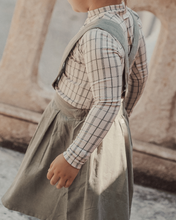 The Printed Turtleneck - Sage Check (12m-10)