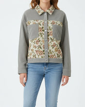 Evelyn Retro Floral Pattern Corduroy Shacket (S-XL) 3 Colors