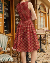 Plaid Vintage Dress (S-4XL)