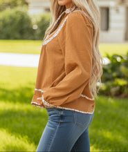 Iridora Long Puff Sleeve Blouse (S-XL)