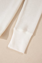 Teresa Color Waffle Half Long Sleeve Top (S-XL)