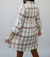 Dana Plaid Babydoll Dress (S-XL)