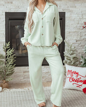 Aspen Textured Pajama Set (S-XL)