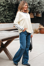 Ashley Striped Long Sleeve Two-in-one Top (S-XL)