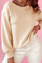 Bow Round Neck Long Sleeve Sweatshirt (S-XL)