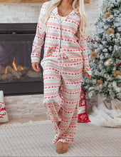 Sarai Christmas Pattern Print Pajamas (S-XL)