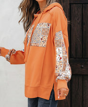 Myrassa Side Slit Drawstring Hoodie Sweatshirt (S-L)