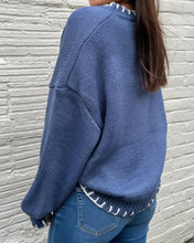 Bow Graphic Round Neck Long Sleeve Sweater (S-XL) 3 Colors