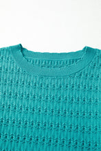 Kay Knit Ribbed Cuffs Crew Neck Sweater (S-XL) 3 Colors
