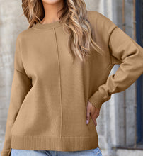 Milatrix Shoulder Pullover Solid Sweater (S-2XL) 2 Colors