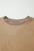 Tatum Fuzzy Sherpa Splicing Pullover Sweatshirt (S-XL)