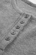 Harper Waffle Knit Henley Top (S-2XL) 3 Colors