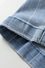 Sofia Pinstripe Wide Leg Jeans (4-16)