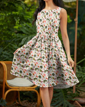 Woodland Vintage Dress in Cream (XS-4XL)