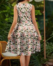 Woodland Vintage Dress in Cream (XS-4XL)