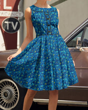 Elizabeth Dress in Peacock (S-1XL)