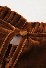 Josephine Puff Sleeve Velvet Top (S-XL)