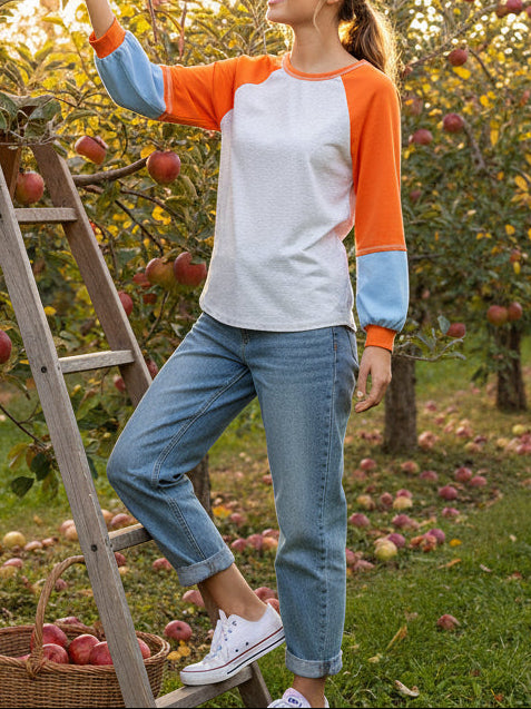 Elsie Raglan Sleeve Loose Fit Top (S-XL)