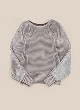 Stripe Ribbed Knit Boat Neck Sweater (S-2XL) 4 Colors