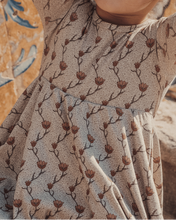 The Printed Long Sleeve Dress - Iris (24M-10)