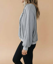 Mercy Hem Pullover top Long Sleeve Top (S-XL)