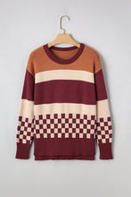 Noelle Checkered Knitted Sweater (S-XL)