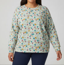 Blue, Pink & Mustard Yellow Floral Sweatshirt (XS-3XL)