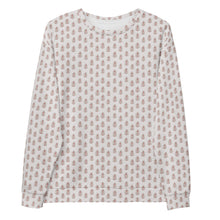 Cream, Taupe & Red Floral Sweatshirt (XS-3XL)