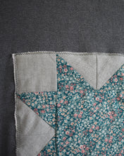 Dark Grey Sawtooth Star Quilt Block Sweatshirt (Large)