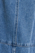 Let Me Talk Denim Cargo Overalls (S-L)