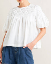 White Dream Puff Woven Top (S-L)